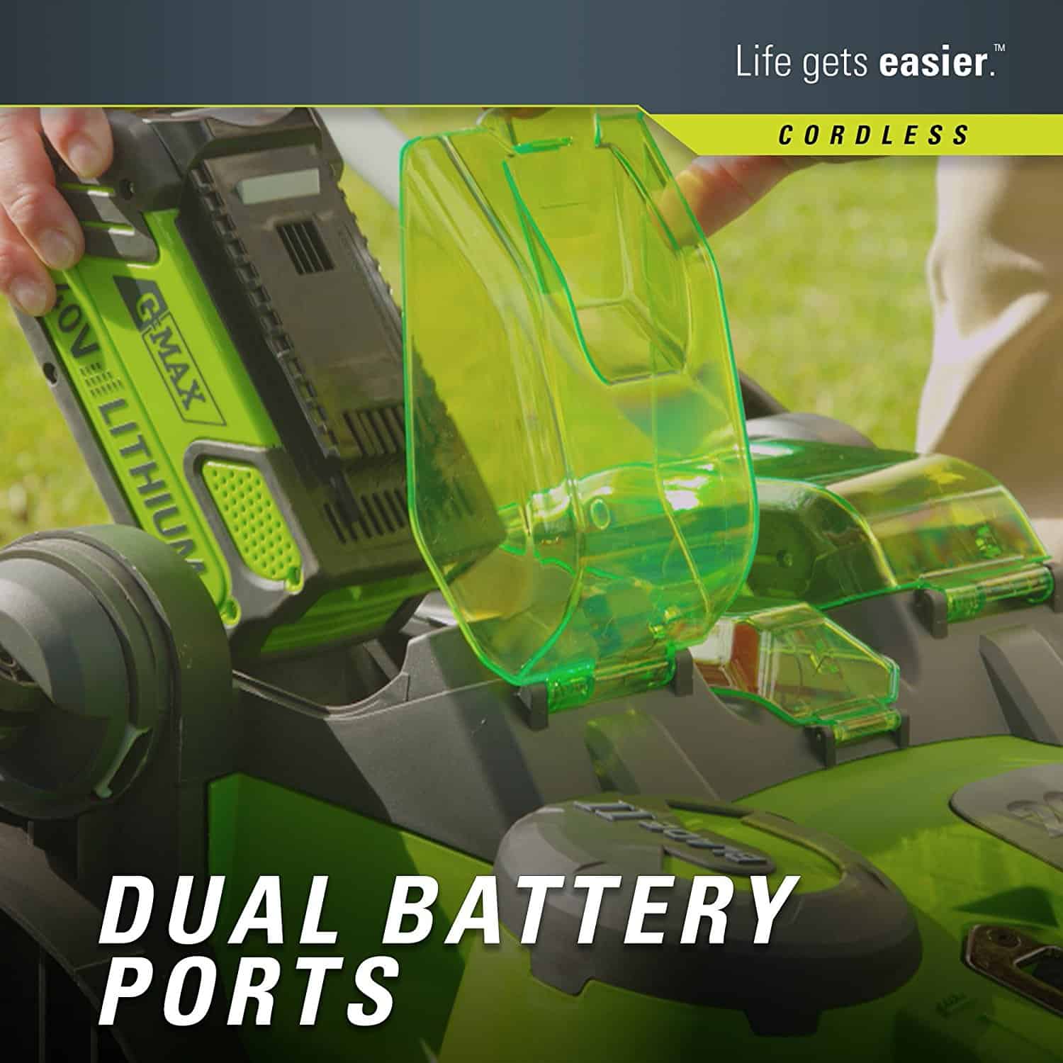 Greenworks Dual Battery