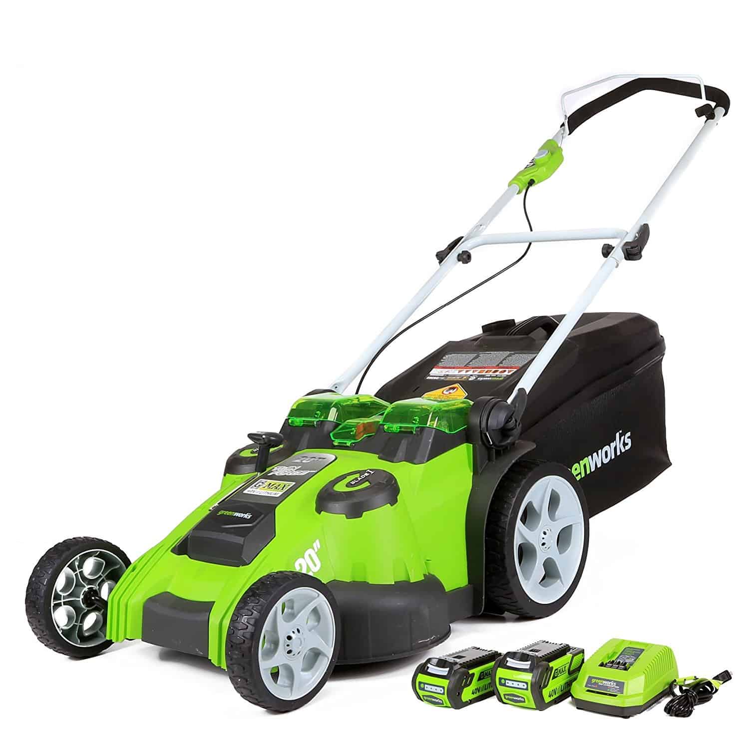 Greenworks 20-Inch 40V Twin Force Cordless Lawn Mower 25302