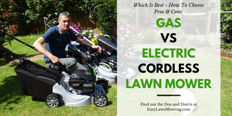 Gas vs Electric Cordless Lawn Mower